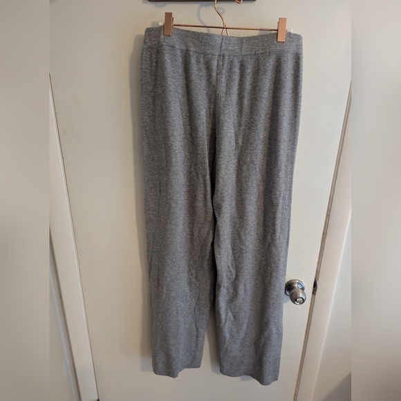 Marla Wynne Layers Womens Pants Gray Lounge Pull On Size Large Comfort - Picture 2 of 4